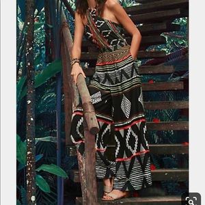 Anthropology Eleveness floor length tribal romper4